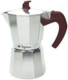 Extra Style Stovetop Coffee/Espresso Maker Moka Pot, 6-Cup,Silver