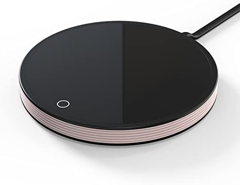 Ug Warmer For Coffee And Tea, Midgod Electric Beverage Warmers For Travel, Office Home Desk Use, Smart Thermostat Coaster Keep Coffee, Beverage, Milk, Tea And Hot Chocolate Warm -Pink