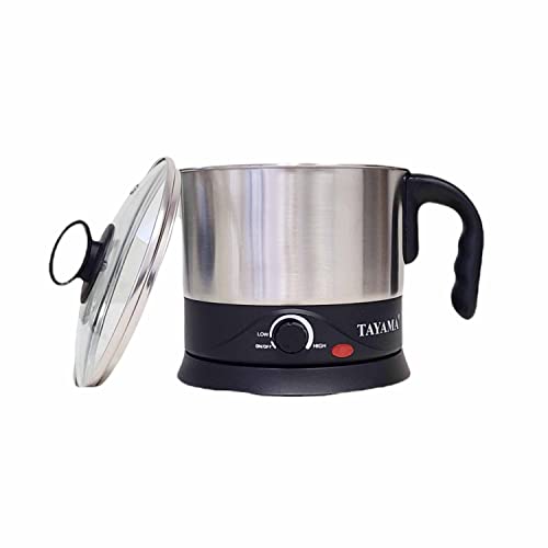 Ayama Noodle Cooker & Water Kettle 1 Liter (4-Cup), Stainless Steel (EPC-01R)