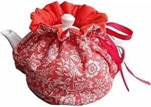 Tea Cosy - Pure Cotton Printed Tea Cosy, Kitchen Tea Pot Dust Cover, Breakfast Warmer, Insulation And Keep Warm, Color#5