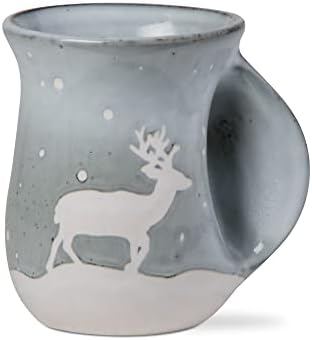 Tag Forest Left-Handed Handwarmer Mug Coffee&Tea Mug Stoneware Midnight Blue