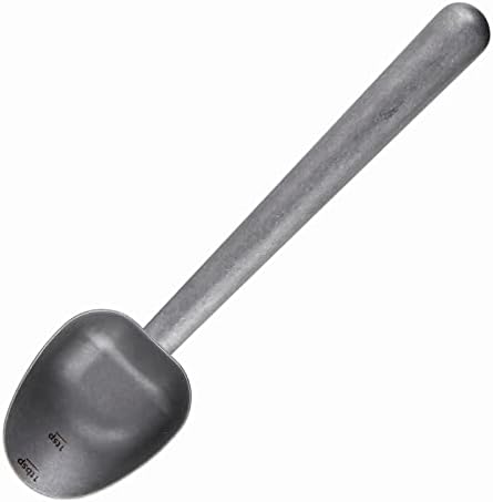 Stainless Steel Long Hollow Handle Coffee Scoop,7g Measuring Spoon For Ground Coffee And Loose Leaf Tea, Rose Gold-Black