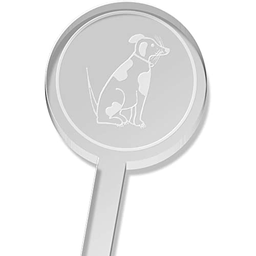 Azeeda 5 X 'Sitting Dog' Tall Drink Stirrers/Swizzle Sticks (DS00053062)