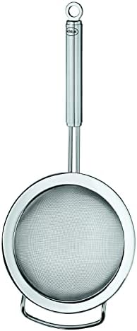 Rösle Stainless Steel Round Handle Kitchen Strainer, Fine Mesh, 7.9 Inch