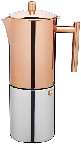 KitchenCraft Le Xpress Espresso Maker, Stainless Steel, 10 Cups, 9 X 12 X 16 Cm