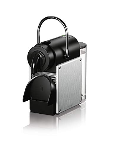 Nespresso Pixie Coffee And Espresso Machine By De'Longhi With Milk Frother, Aluminum, 34 Ounces