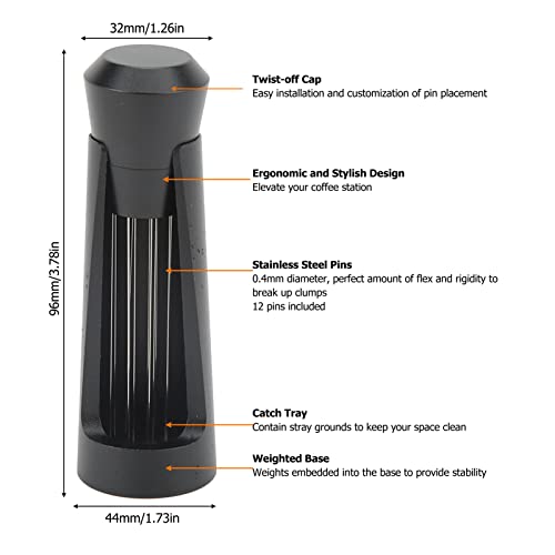 Coffee Powder Stirring Tool, Ergonomic Non Stick Rustproof Coffee Needle Type Distributor Tool For Kitchen