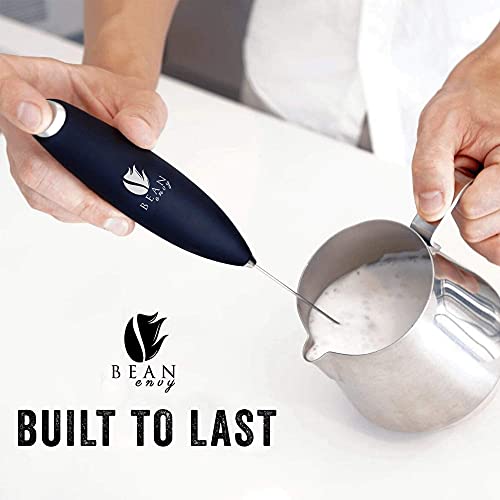 MCT Oil Powder With Collagen And Handheld Milk Frother Bundle – Vanilla Keto Energy Boost With Acacia - Stainless Steel And Black Frother For Easy Mixing And Foamier Lattes