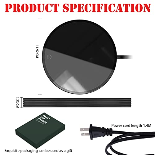 Coffee Mug Warmer,SAINSWIN Electric Coffee Cup Warmer For Desk With Auto Shut Off,Smart Mug Warmer Heating Plate For Heating Coffee,Beverage,Milk,Tea,Hot Chocolate(Up To 140℉/60℃)