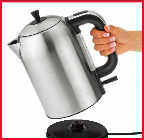 Stainless Steel Turkish Tea Maker, Samovar, Electric Kettle, With Boil-Dry Protection