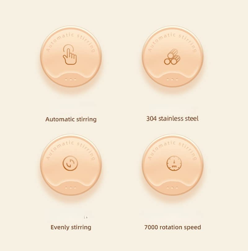 Electric Stirring Cup Self-Stirring Coffee Cup Self-Stirring Magnetic Stirring Cup Rotating Home Office Travel Stirring Cup Is Suitable For Coffee/Milk/Cocoa/Tea