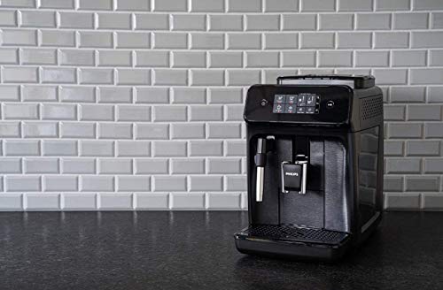 Philips Hilips 1200-Series Fully Automatic Espresso Machine W/ Milk Frother (EP1220/04) (3 Aquaclean Bundle)