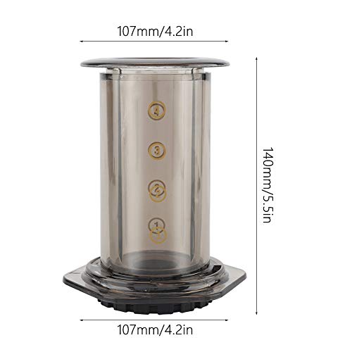 Coffee Maker Kit Mini Manual Burr Coffee Grinder With Filter Paper Portable Espresso Making Set Great For Commuter, Camping, Outdoors And Office