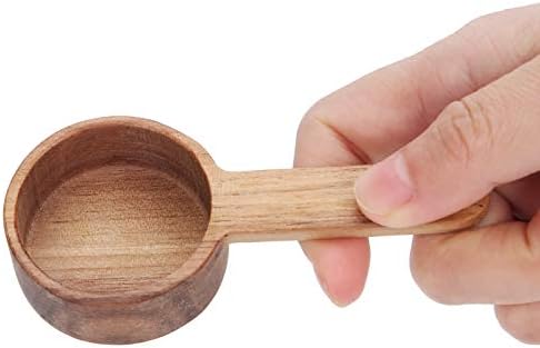 Offee Scoop For Ground Coffee, Black Walnut Wooden Coffee Measuring Spoon For Coffee Beans Or Tea 8g/10g(Long Handle)