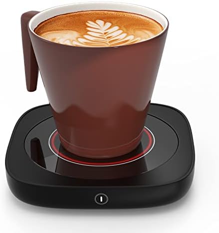 Coffe Mug Warmer,Electric Cup Warmer Electric Beverage Warmer,Mug Warmer Coffee Warmer With 3 Temperature Settings,Coffee Warmer For Desk Auto Shut Off,Mug Heater Coffee Heater For Desk,Tea Warmer