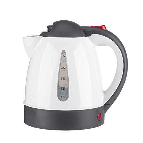 Car Electric Kettle, Haofy Portable 12V 1000ml Large Capacity Electric Kettle, Auto Shut Off Travel Kettle Car Water Heater For Hot Water Tea Coffee Making