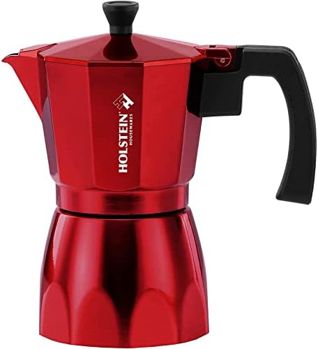 6 Cup Aluminum Espresso Maker, Mint - Great Tasting Traditional Espresso Coffee In Minutes