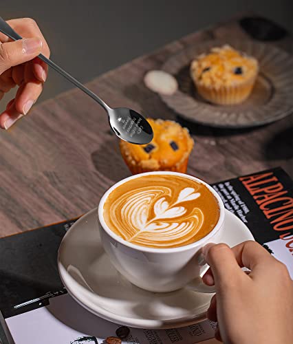 Valentines Day Gifts For Him Her,Let's Have Coffee Together Forever Coffee Spoon, 2 Pcs Personalized Ice Cream Spoon Stainless Steel Couple Gifts, Birthday Wedding Gifts For Couple Him Her