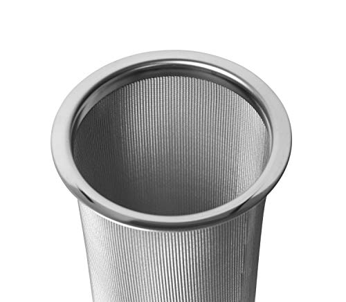 Cold Brew Coffee Maker Filter For 2Quart/64ounce Wide Mouth Mason Jar-Iced Coffee&Tea&Fruit Maker-Food-grade 304 Stainless Steel Coffee Filter-Free Silicone Seal Gasket&Coffee Scoop.(Jar NOT Included)