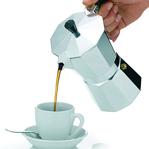 "Italia Espresso Maker, Aluminium, Silver, 150 Ml