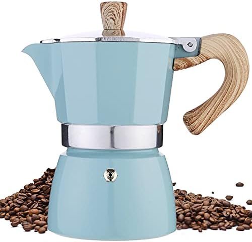 Tovetop Espresso Maker, 3 Espresso Cup Moka Pot - 5 Oz Italian Coffee Maker, Manual Cuban Coffee Percolator Machine Italian Espresso Greca Coffee Maker For Cappuccino Or Latte