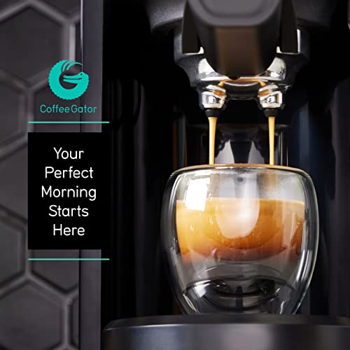 Espresso Machine, Quick-Brew Espresso Maker With Milk Frother & 1.3 Liter Removable Water Tank