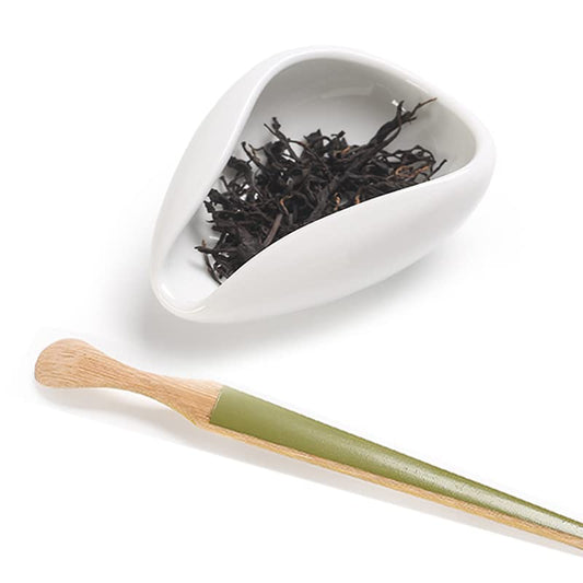 Coffee Beans Dosing Cup,Weigh Coffee Bean Container,Pure White Ceramic Tea Vessel,Loose Tea And Flower Petals Tea Set,Well Made Cha He