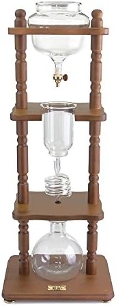 Cold Brew Maker I Ice Coffee Machine With Slow Drip Technology I Makes 6-8 Cups (32oz), Large Capacity Cold Brew Coffee Tower, Black