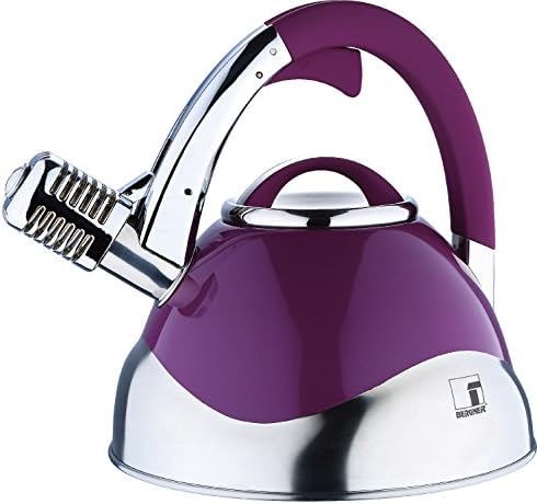 Bergner Melody 3 Litre Stainless Steel Teapot Berry