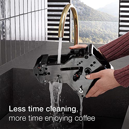 MIELE CM 5510 Silence Automatic Coffee Machine In Rose Gold Pearl Finish With 33.8 Oz MB-CM-G Glass Milk Container