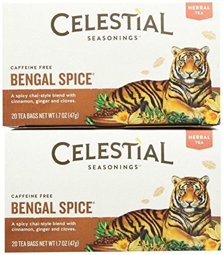 Celestial Seasonings® Bengal Spice Herb Tea Bags, 20 Ct, 2 Pk