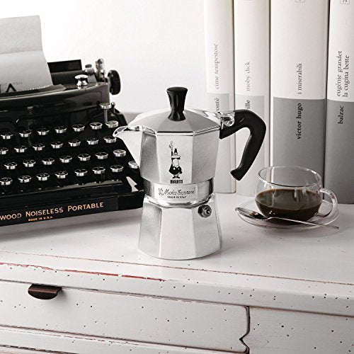 Moka Express #06799 3-Cup Espresso Maker Machine And #06960 Bialetti, Six Replacement Gaskets And Two Bialetti Replacement Filter Plates Bundle