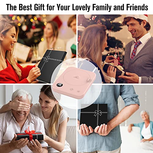 Offee Warmer For Desk With 3-Temp Settings, Beverage Mug Warmer With Auto On/Off, Coffee Mug Warmer With Auto-Off Timer, Electric Coffee Cup Warmer With Led Digital Display, Warm Gift For Your Love