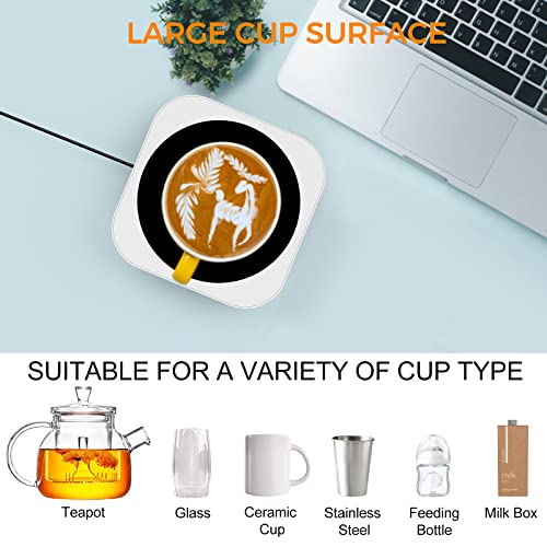 Mug Warmer With 3-Temp Settings, Coffee Mug Warmer For Desk, Coffee Cup Warmer For Desk Auto Shut Off, Coffee Cup Warmer With Enlarged Heating Plate &Touch Tech, Best Gift For Your Friends And Family