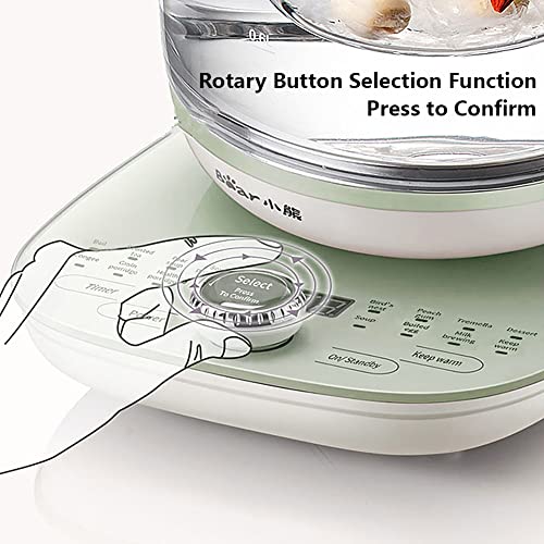 Ear YSH-C18S2 Health Pot, Electric Kettle Tea Maker With Infuser, Glass Kettle & Stew Pot, 16 Menus 1.8L 120V, Green