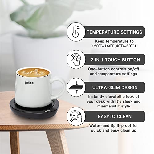 HBHJUAO Coffee Warmer,Coffee Cup Warmer For Desk,Mug Warmer Candle Warmer Smart Cup Warmer Coffee Warmer With Auto Shut Off,Office Home
