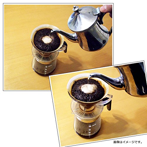 100-Pack Cone-shaped V60 02 Style Universal 1 To 4 Cup Disposable Pour-Over Drip Coffee Paper Filter Made Of Eco-Friendly Refined Virgin Pulp For Better Tasting Brewing Pour Over Dripper (White)
