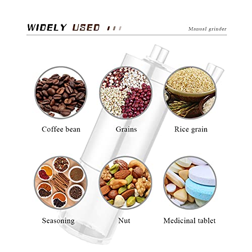 Upgrade Manual Coffee Grinder, Premium Coffee Bean Mill With Ceramic Burrs And Adjustable Coarseness, Portable Hand Coffee Bean Mill For Office, Home, Traveling, Camping,Outdoor