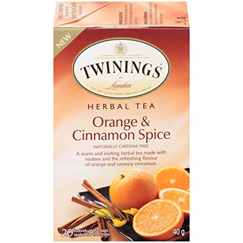 Twinings Orange Cinnamon Spice Tea 20 Bags (Case Of 6)