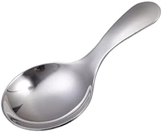  1Pc Short Handle Dessert Spoon Stainless Steel Sugar Salt Spice Spoon Condiment Tea Coffee Scoop Kitchen Tools Small Kids Spoon (gold), 001, 9x4.5cm