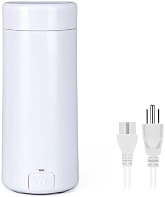  Portable Travel Electric Kettle Mini Thermos Fast Boil Teapot Heating Cup Stainless Steel Metal Bottle