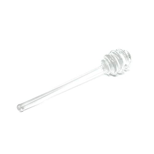  Onbay 1PCS Glass Honey Jam Syrup Dipper Stick Honey Spoon Dipper For Honey Pot Jar(6 Inch)