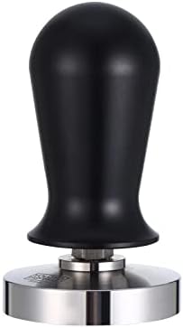  YOLOYO 53mm Espresso Tamper, Consistent Pressure Calibrated Coffee Tamper For Espresso Machine 54mm, Spring Loaded Tamper With Flat Stainless Steel Base (Precious Wood Handle)