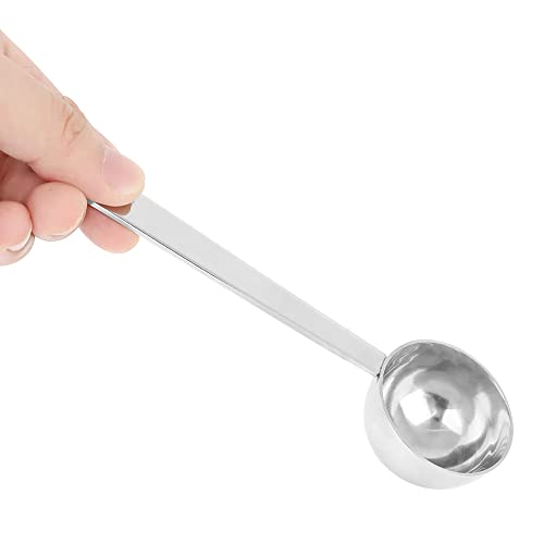  Personalized Coffee Scoop, Customized Stainless Steel 1 Table Spoon 2 Tablespoon-Silver-15ML