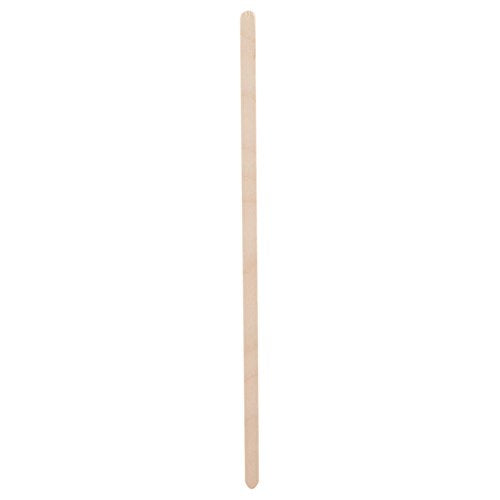  YEmirth500pcs Wooden Coffee Stirrers, Wood Coffee Stir Sticks - Disposable Wooden Stir Sticks For Coffee Bar,BPA Free Round-End Coffee Stirrers Wood