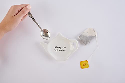  Home Kitchen Circa Tea Time Teapot Tea Bag Spoon Rest Sets 42600444 (Always In Hot Water)