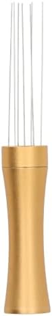  Stainless Steel Coffee Needle Stirrer, Aluminum Alloy Polished Wear Ressitant Coffee Needle Stirring Distributor For Coffee Bar(Rose Gold)