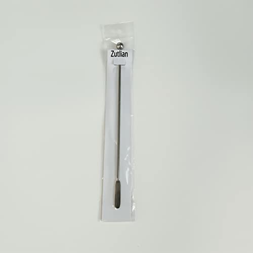  Zutlian Stirring Rods Of Precious Metal For Beverages,Stainless Steel Coffee Beverage Stirrers Drink Swizzle Stick With Small Rectangular Paddles, Beverage Stirrers For Coffee Cocktail