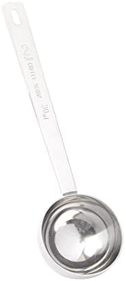 , 2 Pack Coffee Measuring Scoop 304 Stainless Steel Spoon 2 Tablespoon Spoons Kitchen Scoops With Long Handle For For Home Coffee Milk Tea Sugar Powder Silver 30ml
