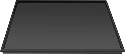  Silicone Mat Under Coffee Machine With Lip Coffee Maker Appliance Automatic Machines Espresso Accessory Black Multifunctional Rubber Base Mat (18.9 X 11.8")
